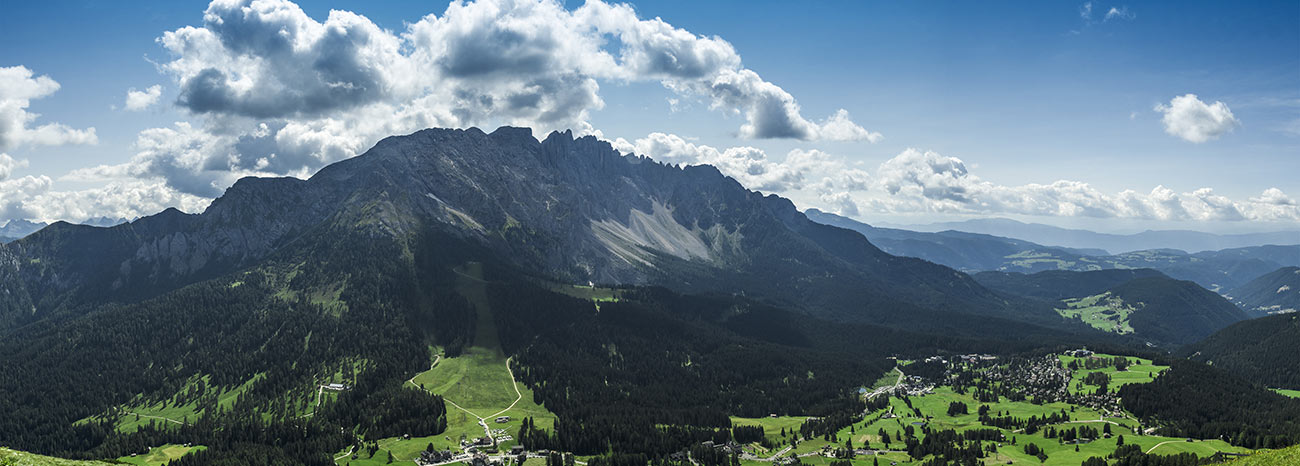 Das Eggental mit seinen Tälern und Bergen