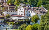 Vista esterna dell'Hotel Saltauserhof in Val Passiria presso Merano